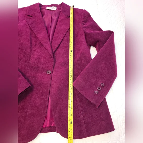 Count Romi Ltd Ultra Suede Fabric Single Breasted Suit Women's Size 12 - Picture 5 of 11